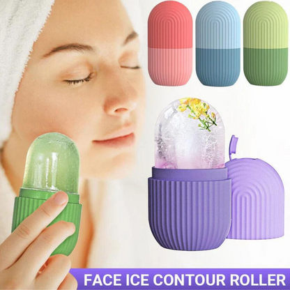 Premium Silicone Ice Cube Roller for Facial Massage
